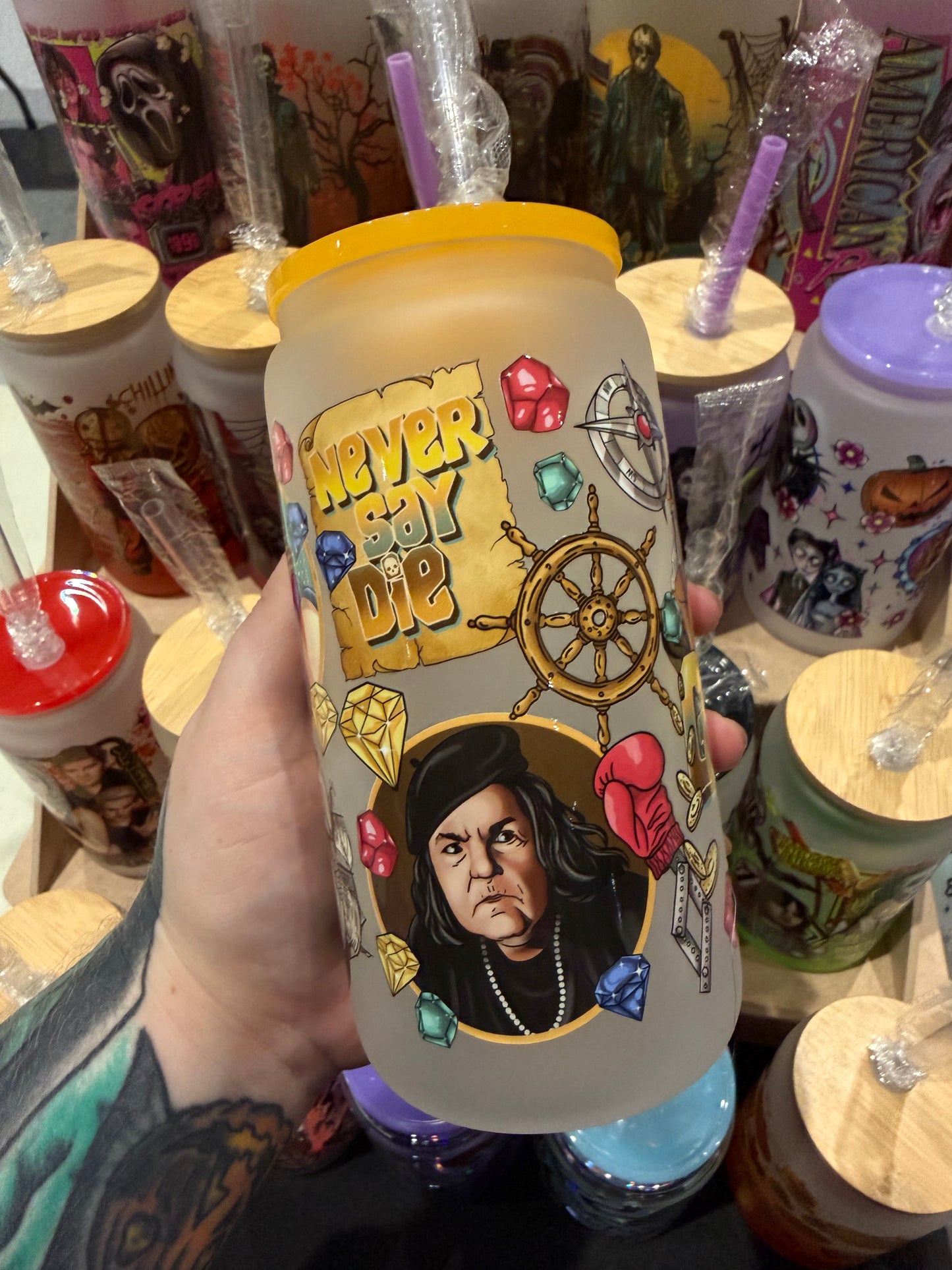 Goonies Glass Cup