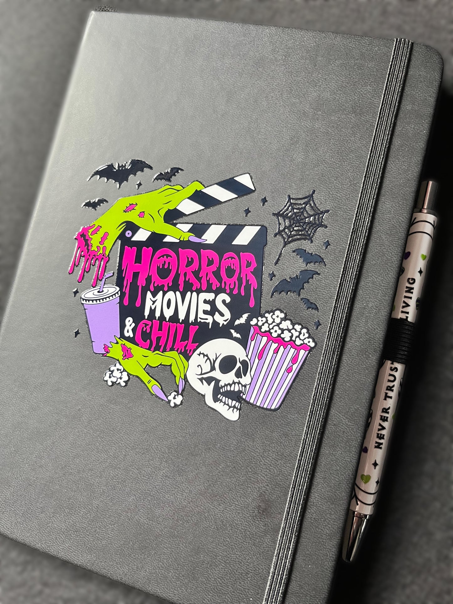 Horror Movies Notebook & Pen
