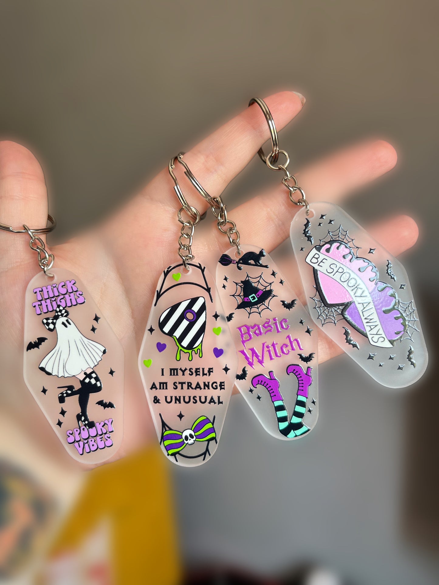 Be Spooky Always Keyring