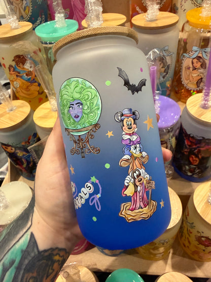 Haunted Mansion Glass Cup