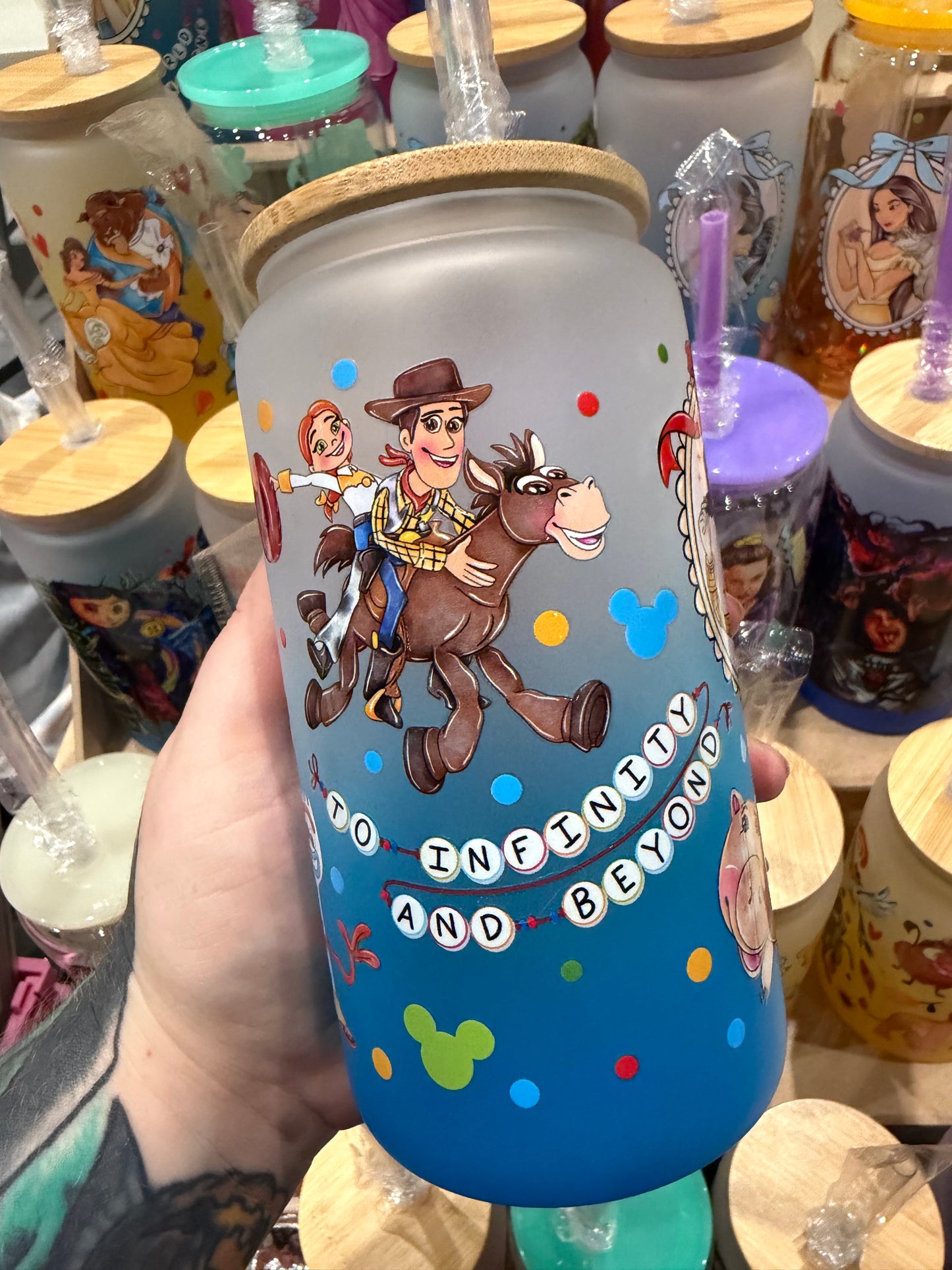 To Infinity & Beyond Libbey Glass Cup