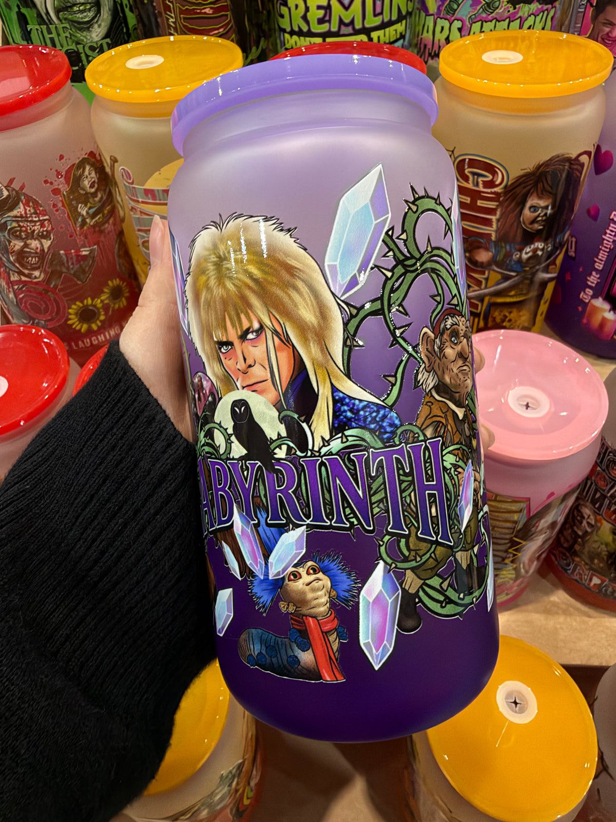 Labyrinth 16oz Glass Cup