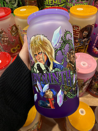 Labyrinth 16oz Glass Cup