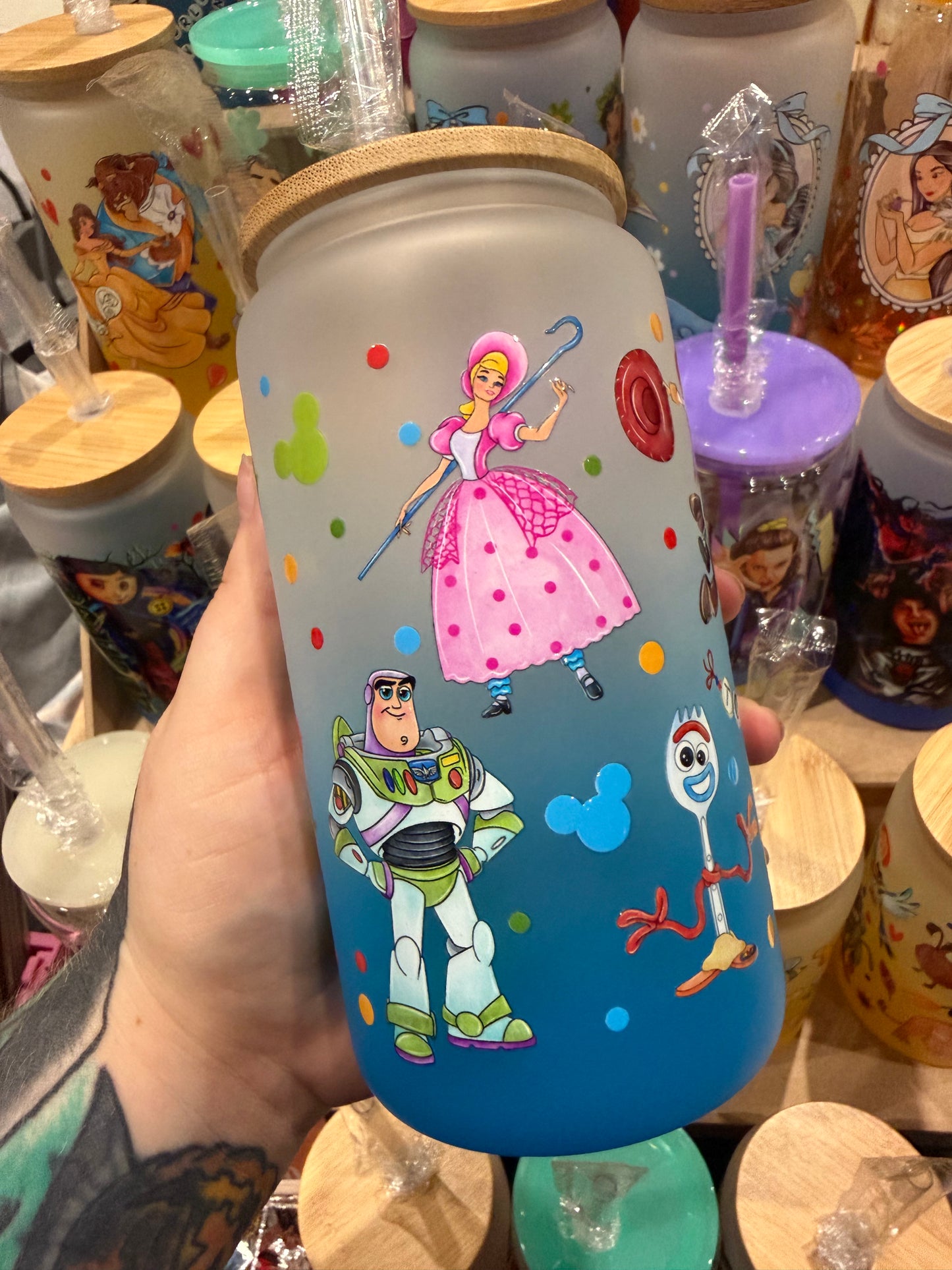 To Infinity & Beyond Libbey Glass Cup