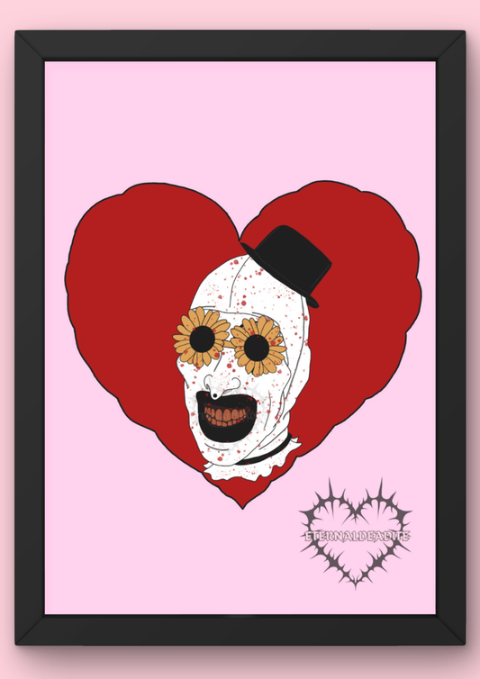 Art The Clown Bloody Print