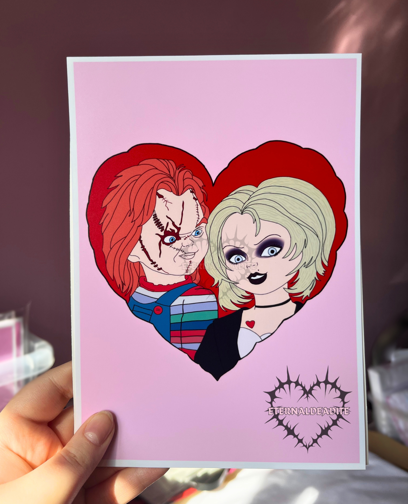 Chucky & Tiffany Print