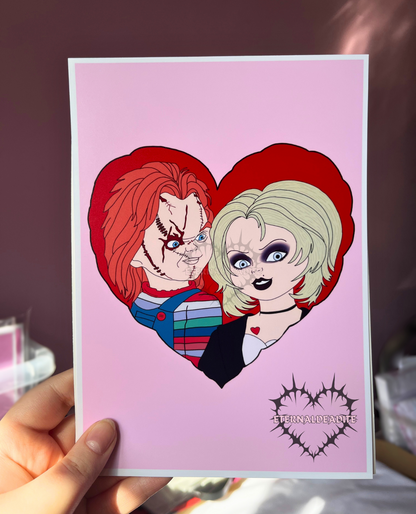 Chucky & Tiffany Print