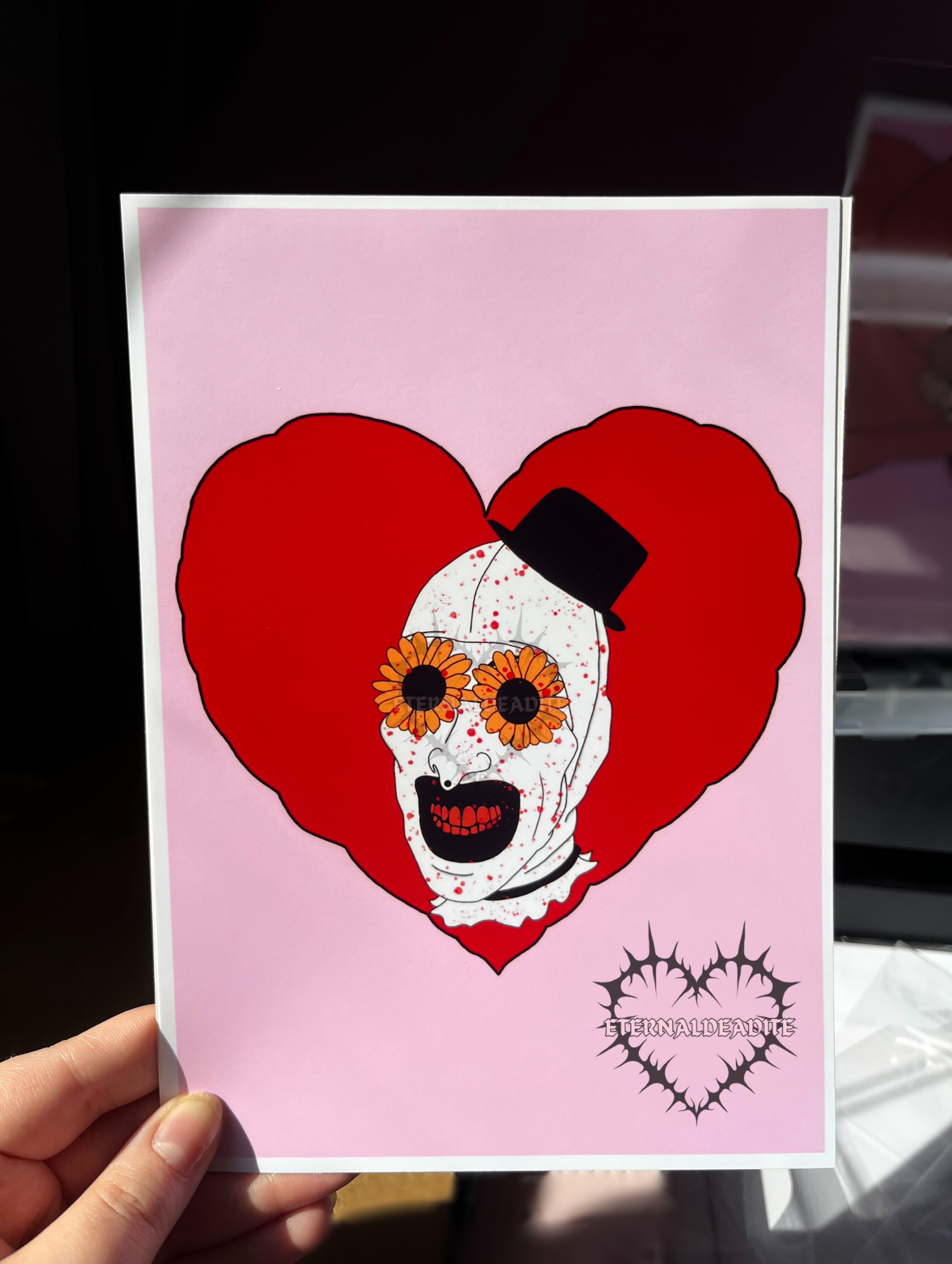 Art The Clown Bloody Print