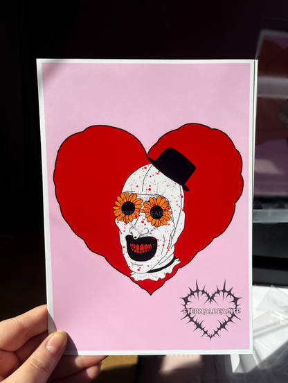 Art The Clown Bloody Print