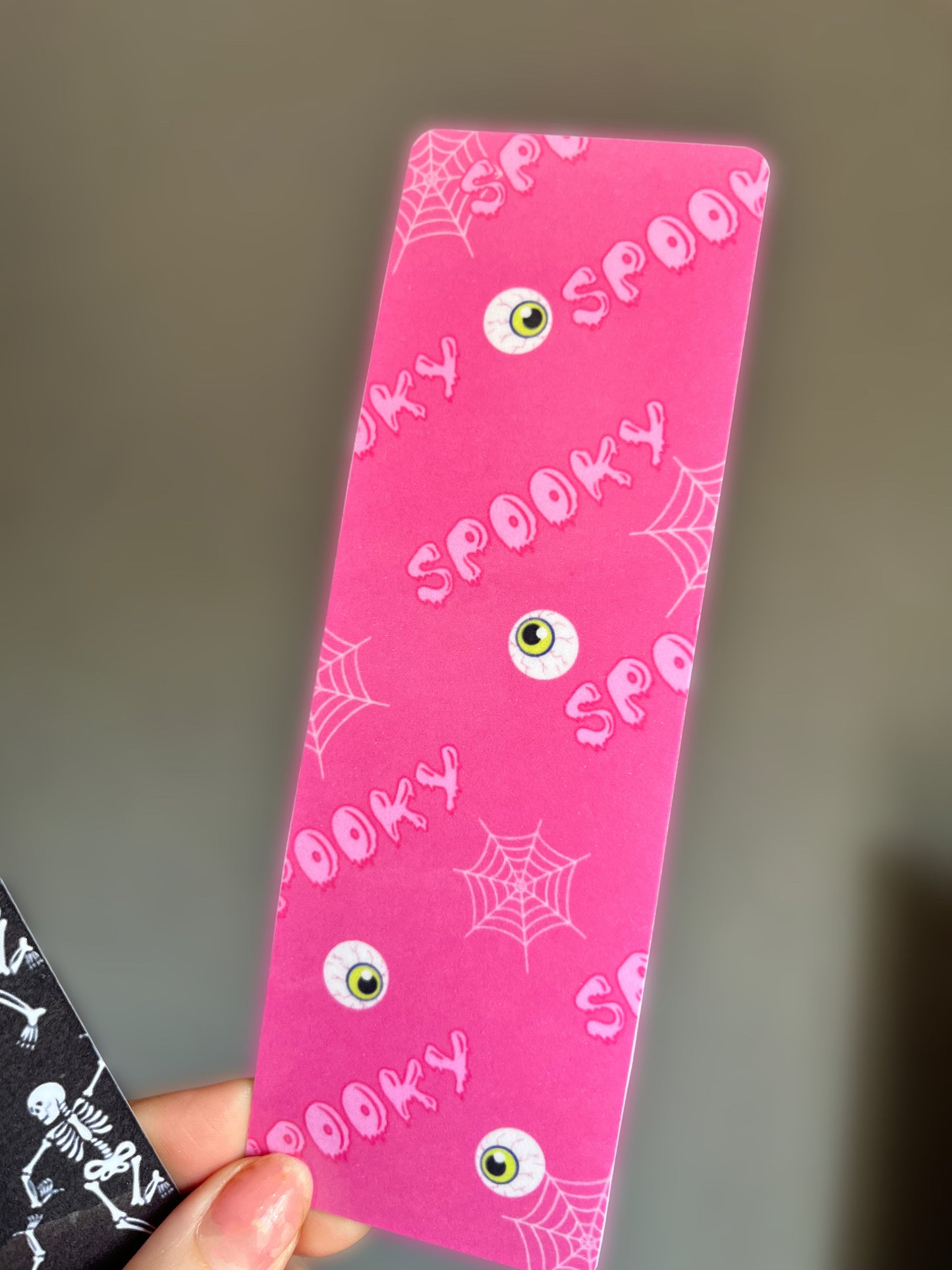 Spooky Pink Eyes Bookmark