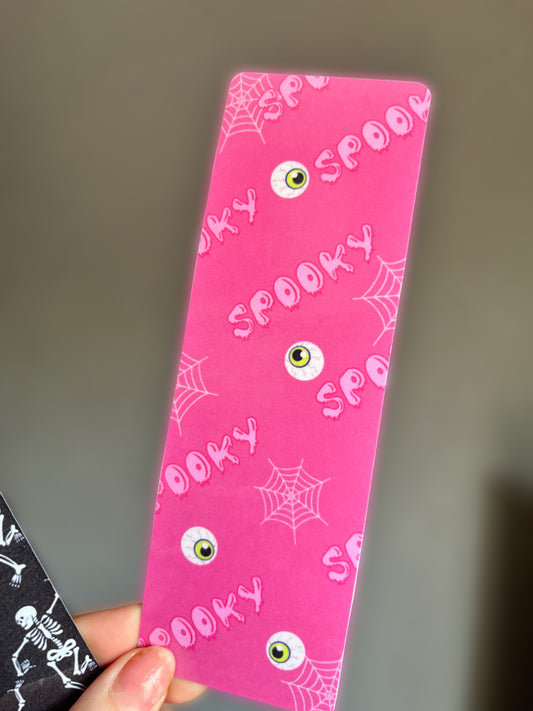 Spooky Pink Eyes Bookmark