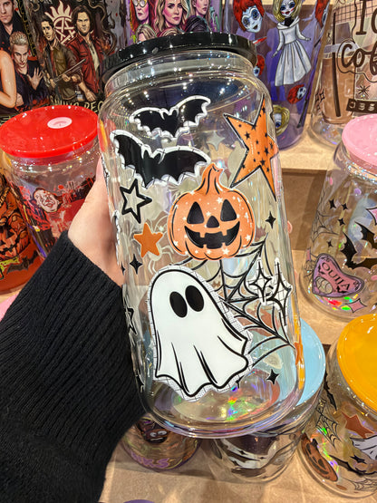 Spooky Season Glass Cup
