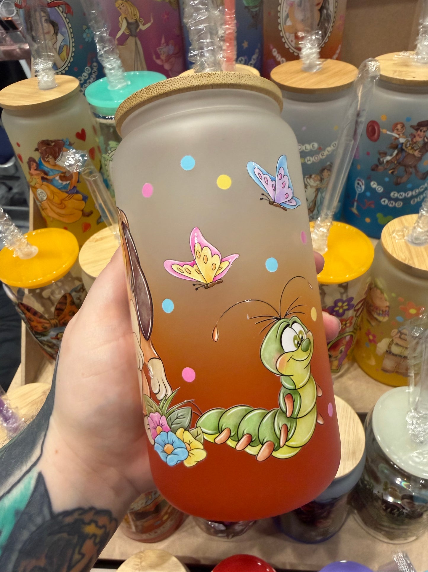 Fox & Hound Glass Cup