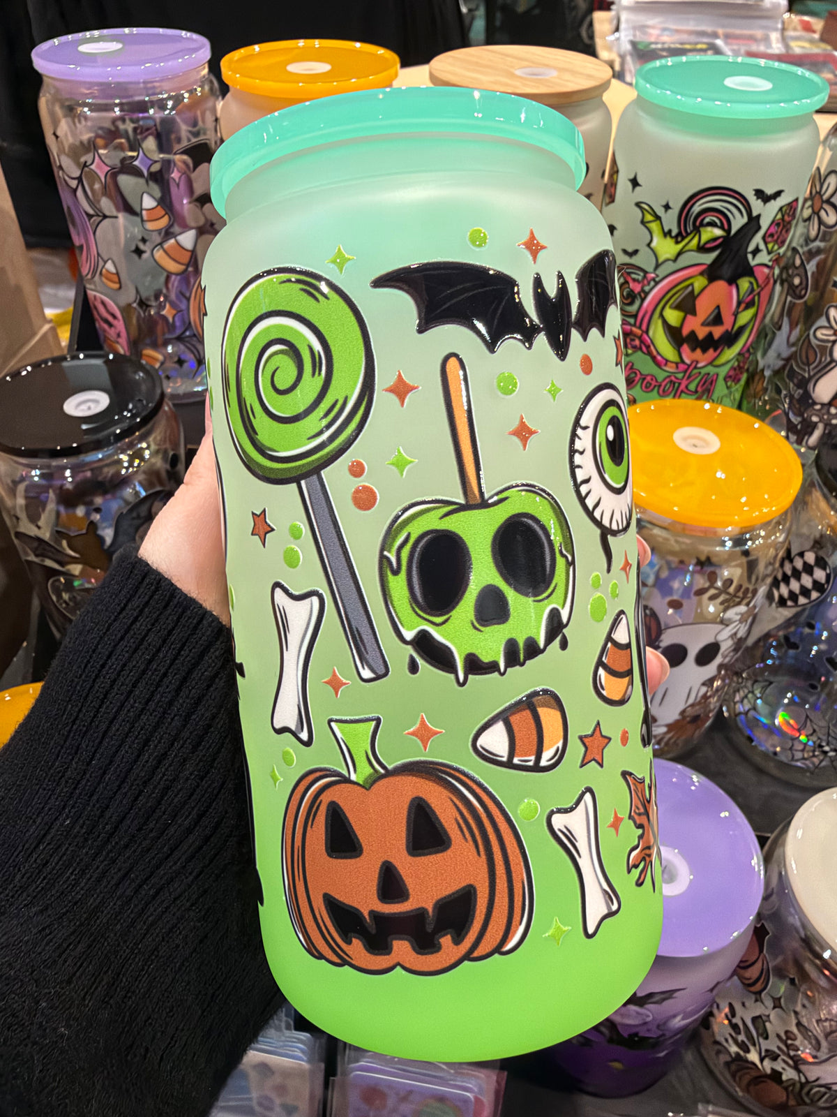 Halloween Glass Cup