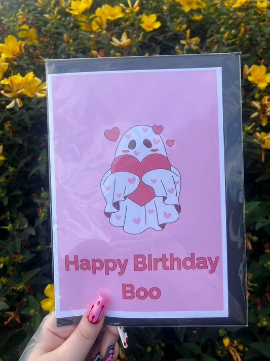 Happy Birthday Boo Card