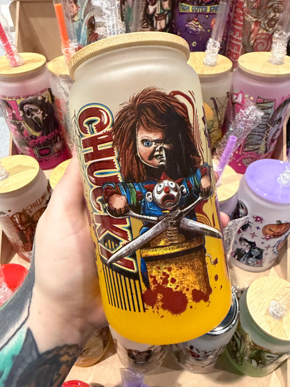 Good Guys Gone Bad Glass Cup