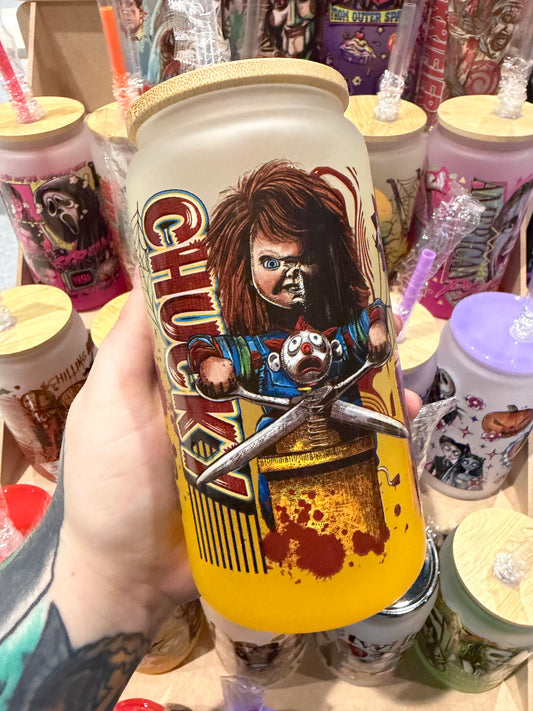 Good Guys Gone Bad Glass Cup