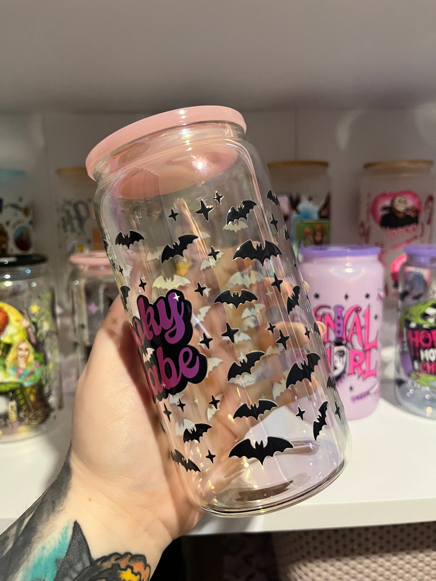Spooky Babe Glass Cup - Preorder