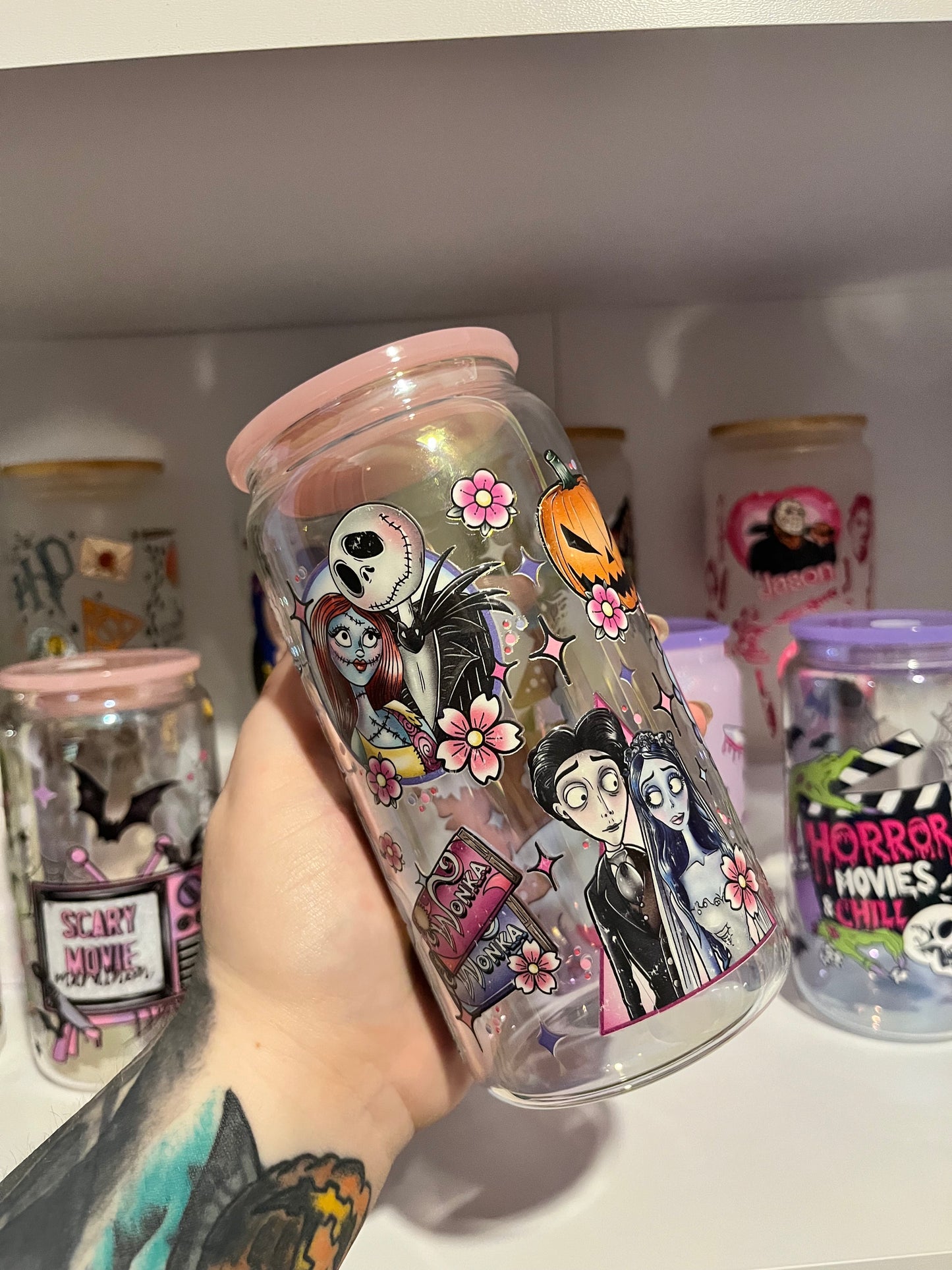 Tim Burton Glass Cup - Preorder