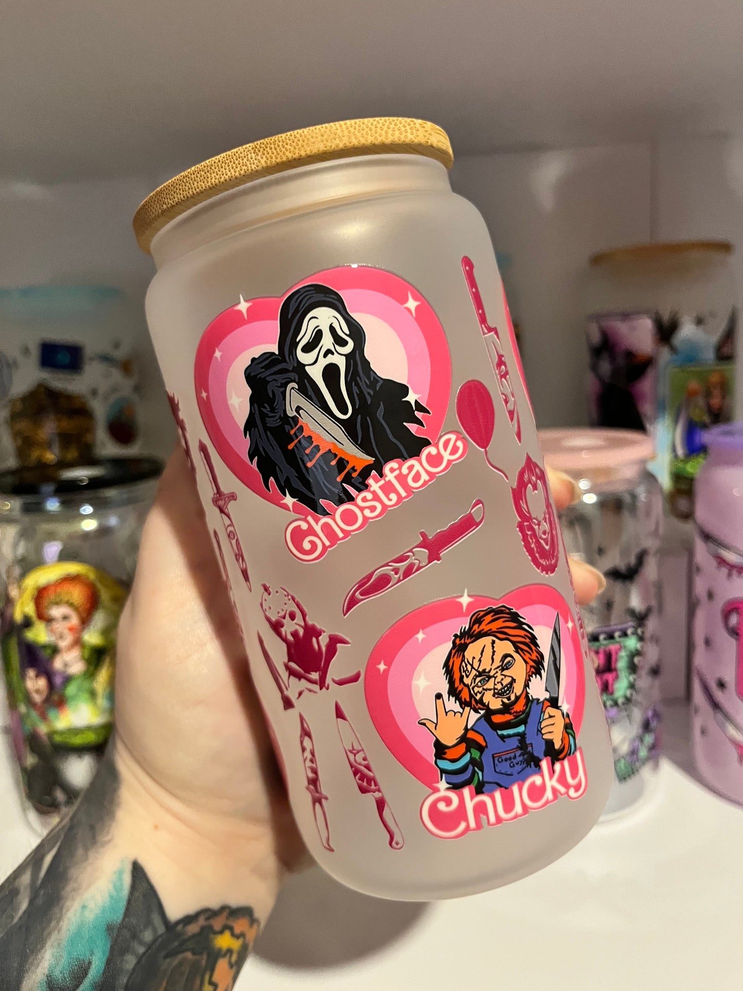 Horror Slashers Glass Cup - Preorder