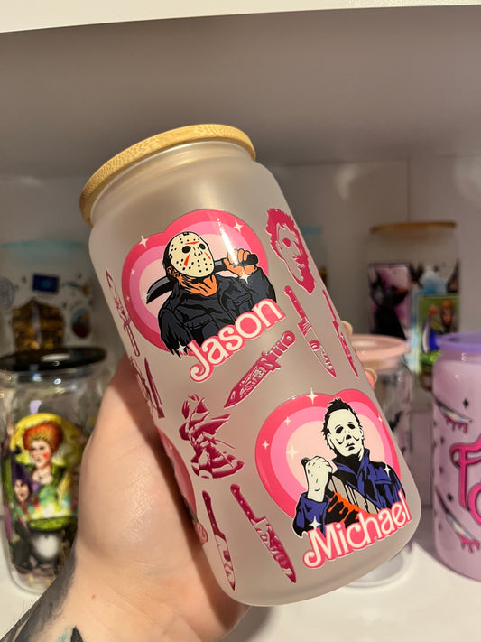 Horror Slashers Glass Cup - Preorder