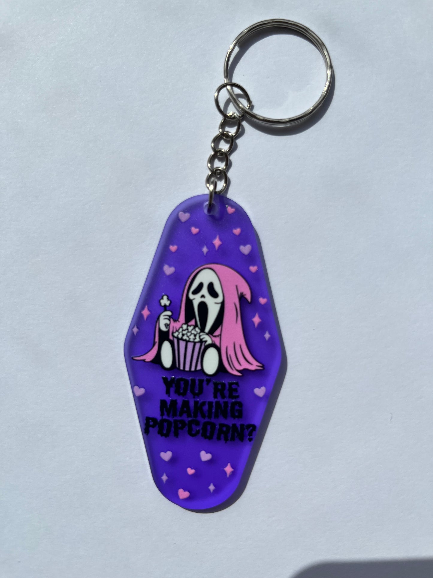 Gothic Purple Keyrings
