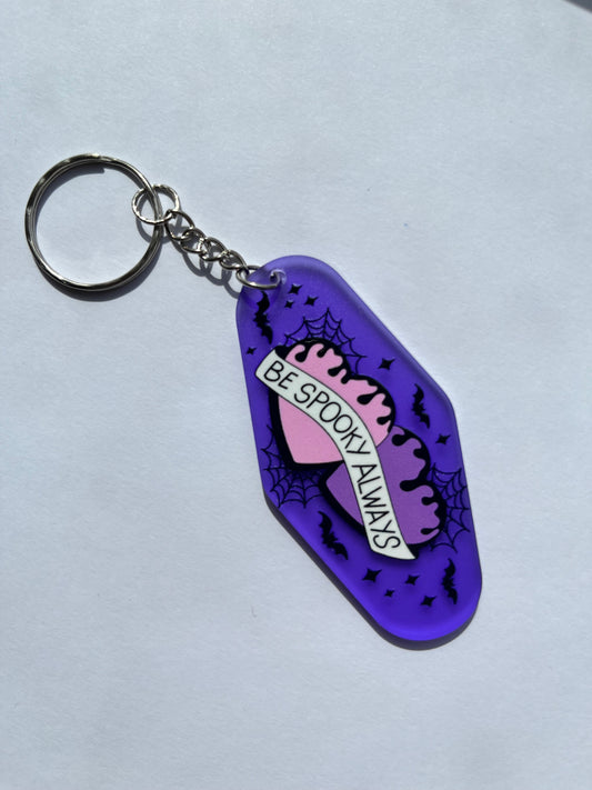 Gothic Purple Keyrings