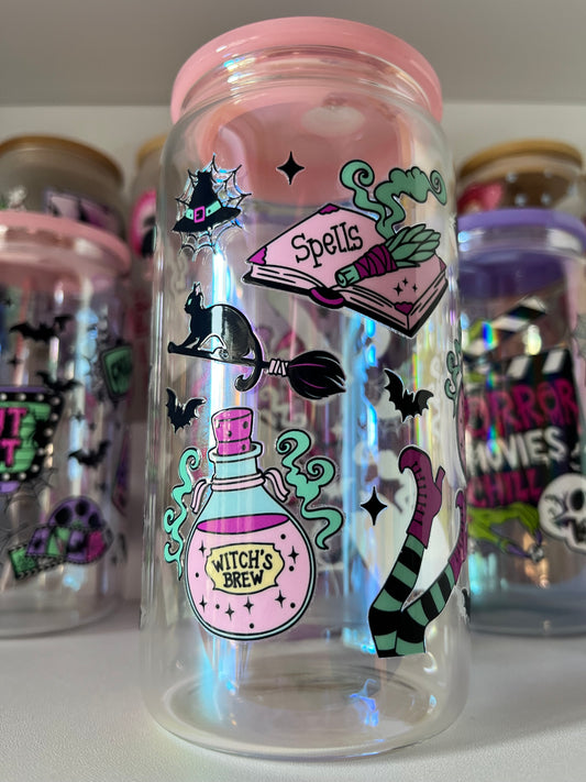Witches Brew Glass Cup