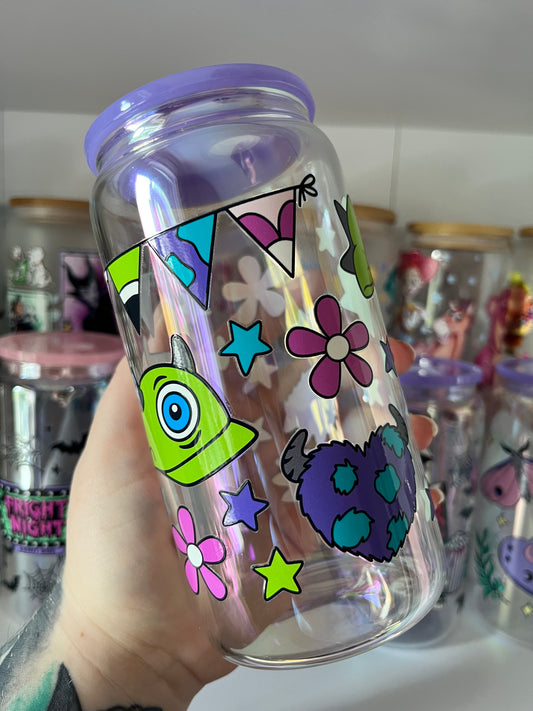 Monster Inc Glass Cup