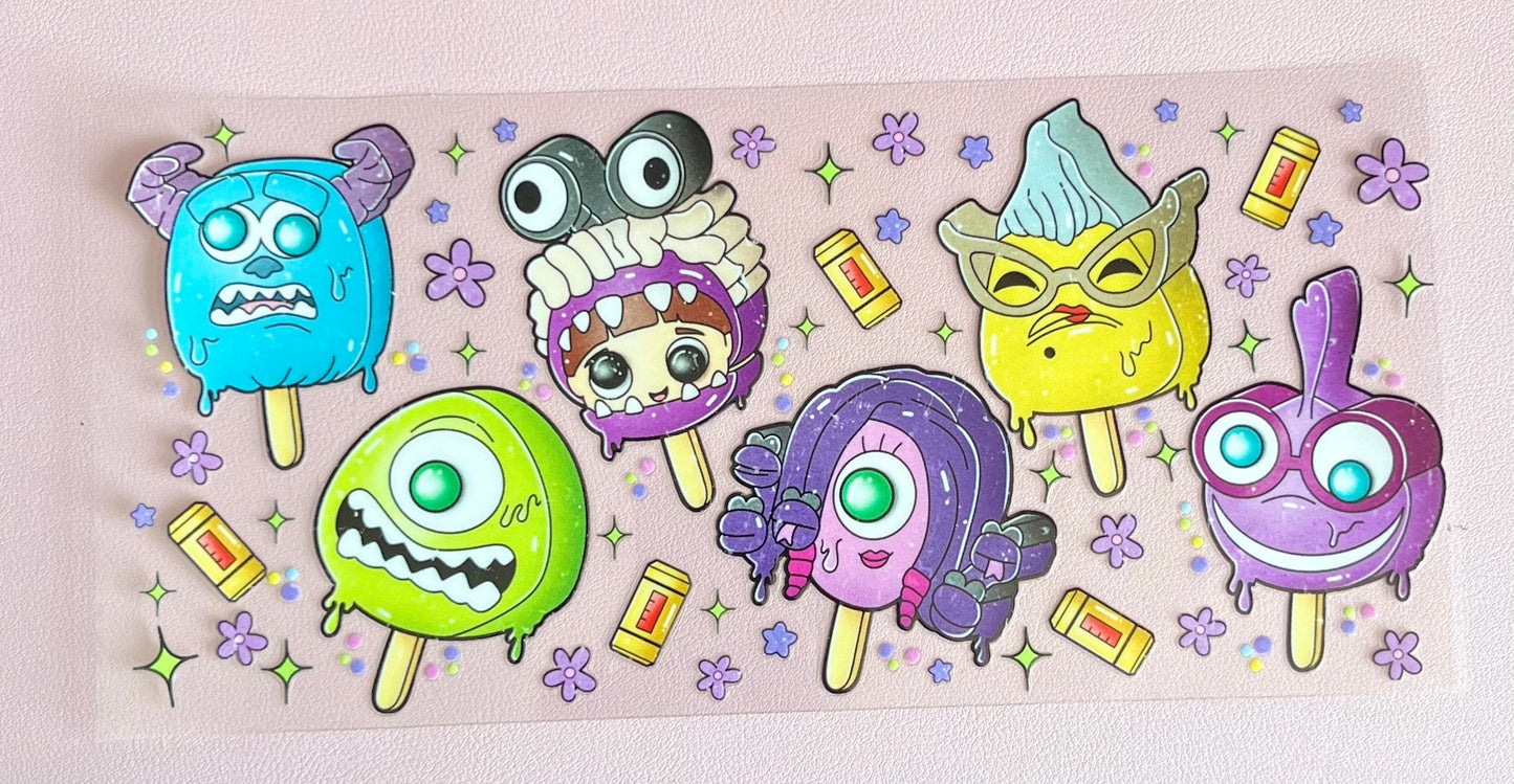 Monsters Inc Sumerween Glass Cup With Straw