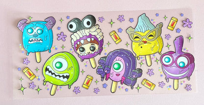 Monsters Inc Sumerween Glass Cup With Straw