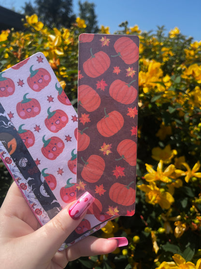 Autumn Pumpkins Bookmark