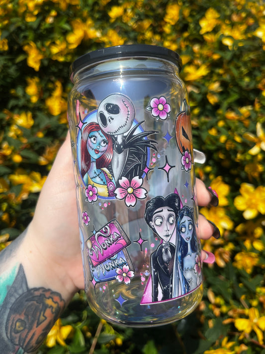 Tim Burton Libbey Glass Cup