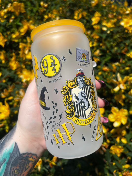 Hufflepuff Harry Potter Libbey Glass Cup