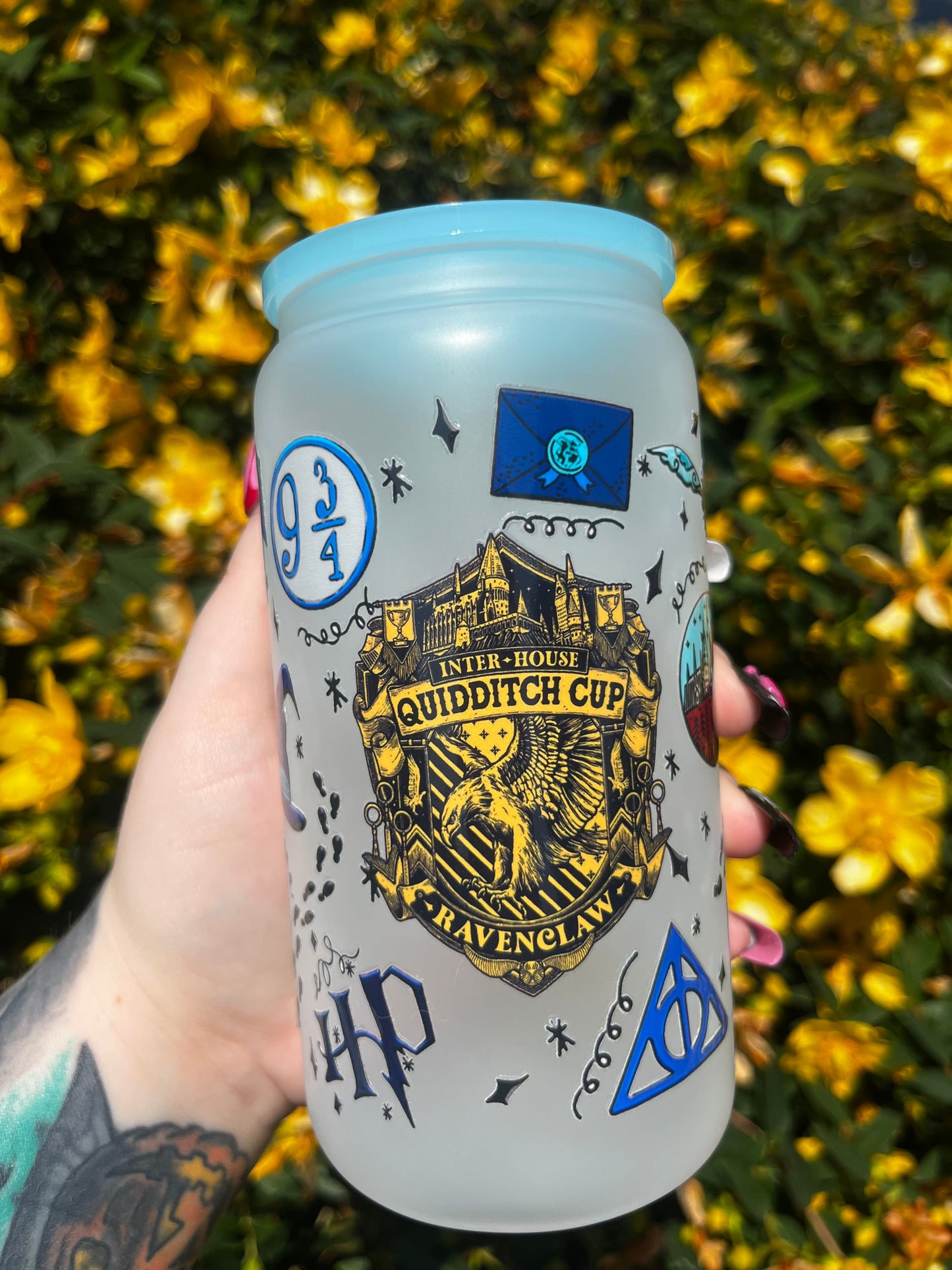 Ravenclaw Harry Potter Glass Cup