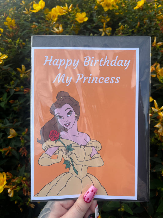 Princess Birthday Card