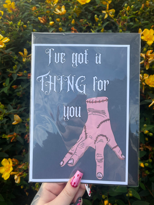 I've got a THING for you Card