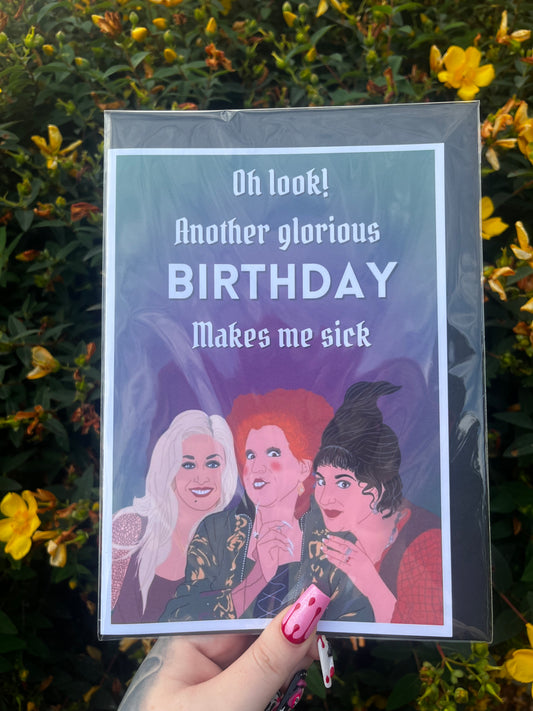 Hocus Pocus Birthday Card