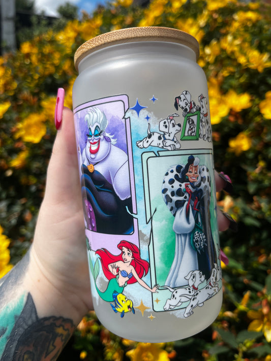 Evil Villains Libbey Glass Cup