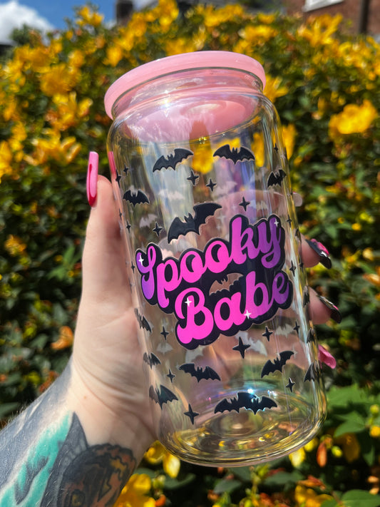 Spooky Babe Libbey Glass Cup