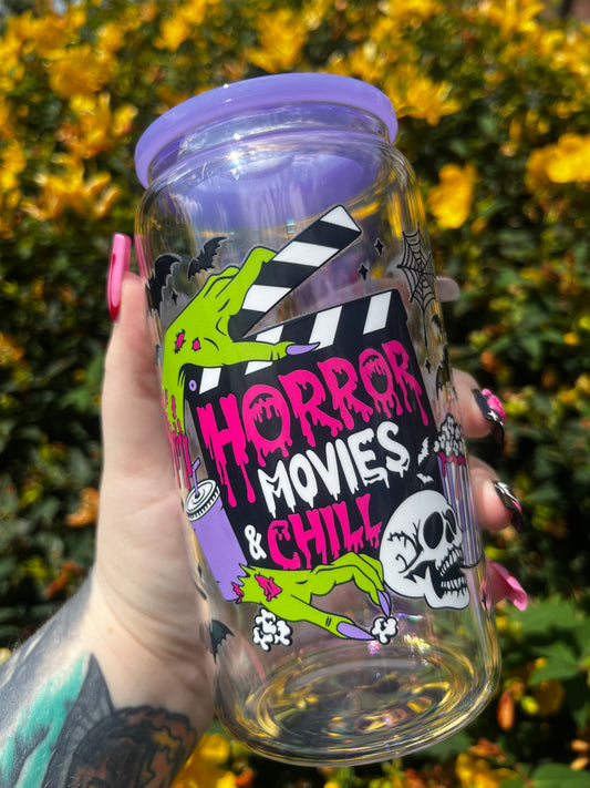 Horror Movies & Chill Libbey Glass Cup