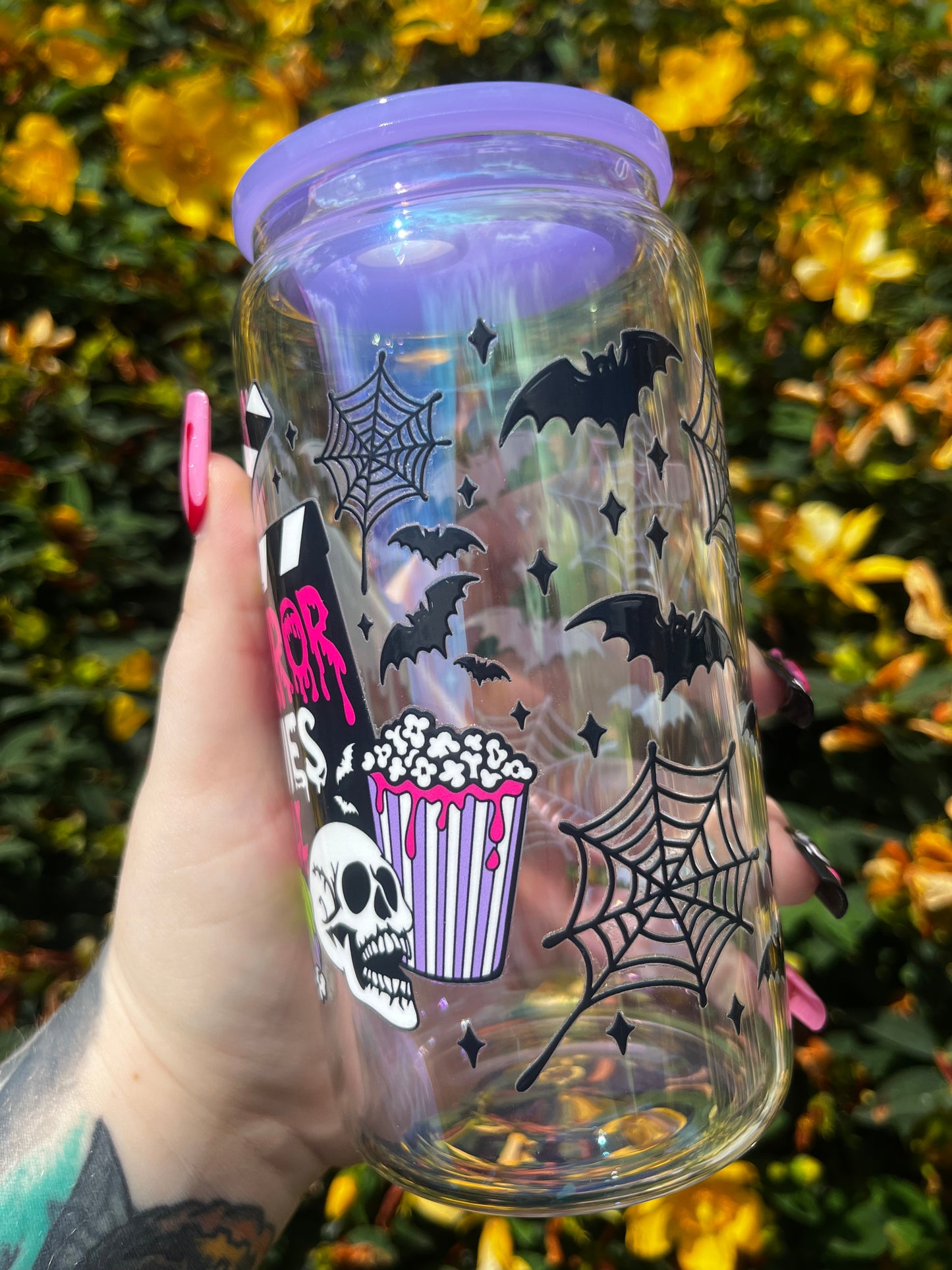 Horror Movies & Chill Libbey Glass Cup