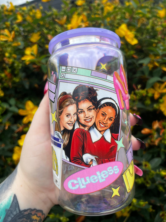 Clueless Glass Cup