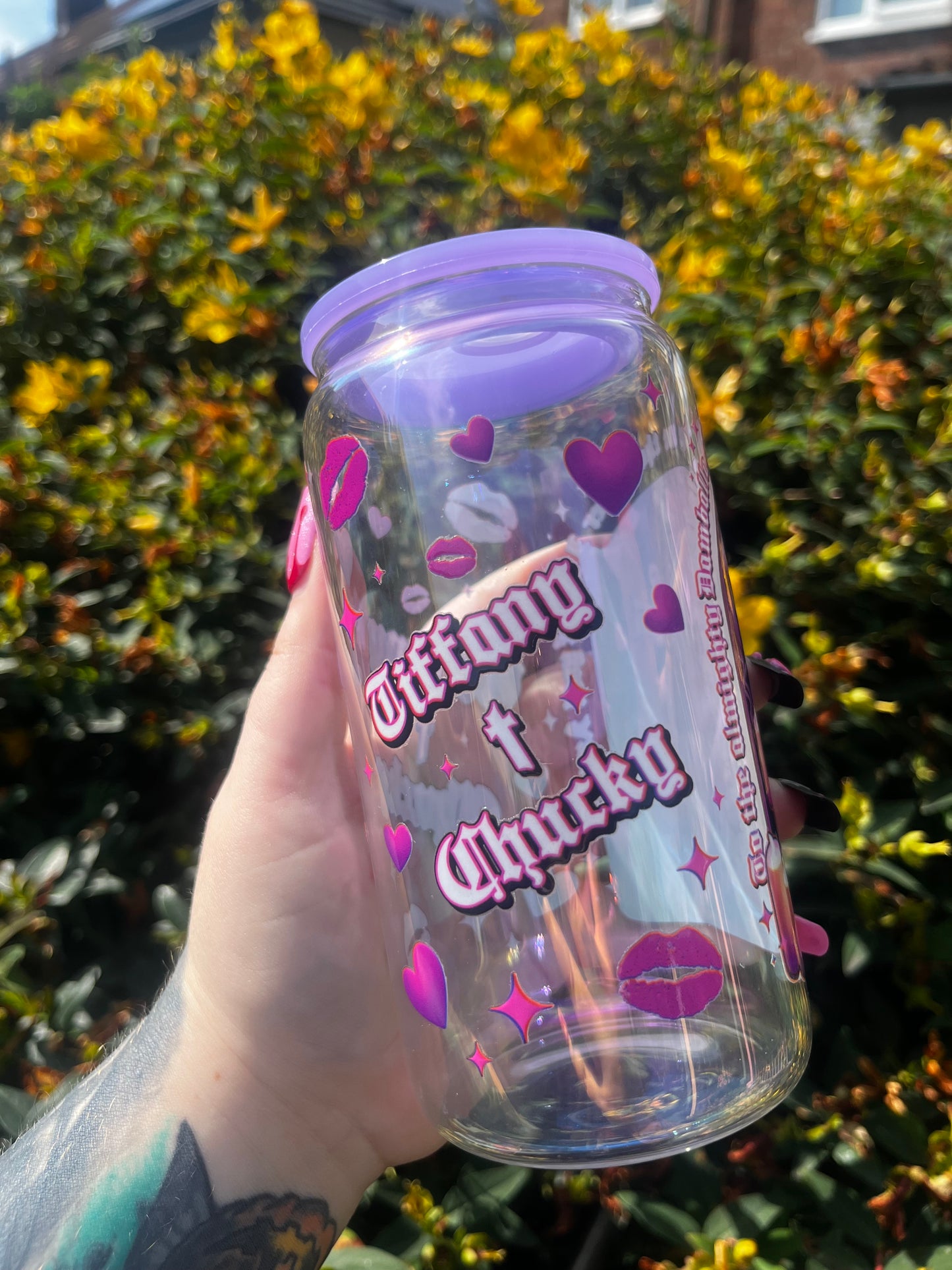 Tiffany Valentine Libbey Glass Cup