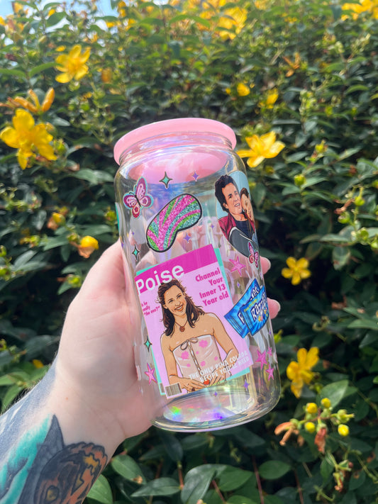 Thirty, Flirty, and Fabulous Glass Cup