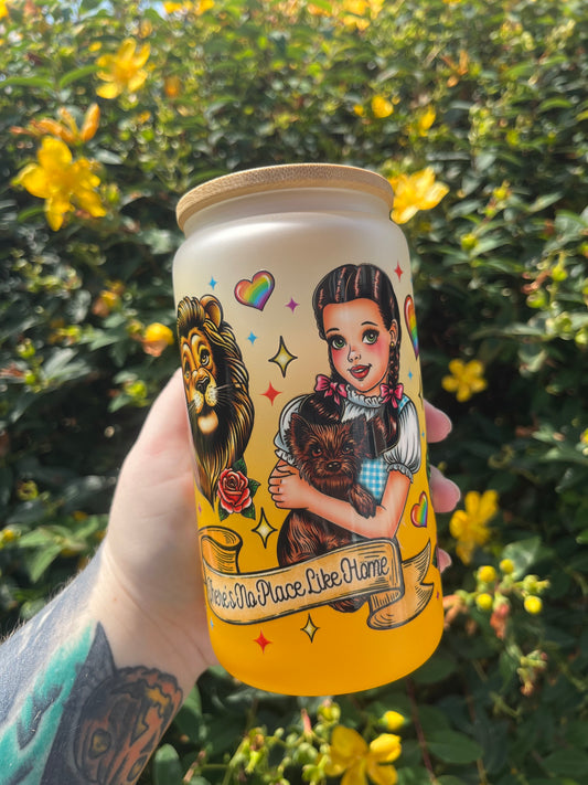 Beyond the Yellow Brick Road Glass Cup