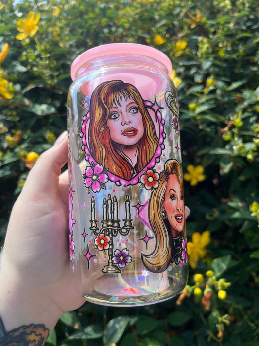 Death Becomes Her Glass Cup