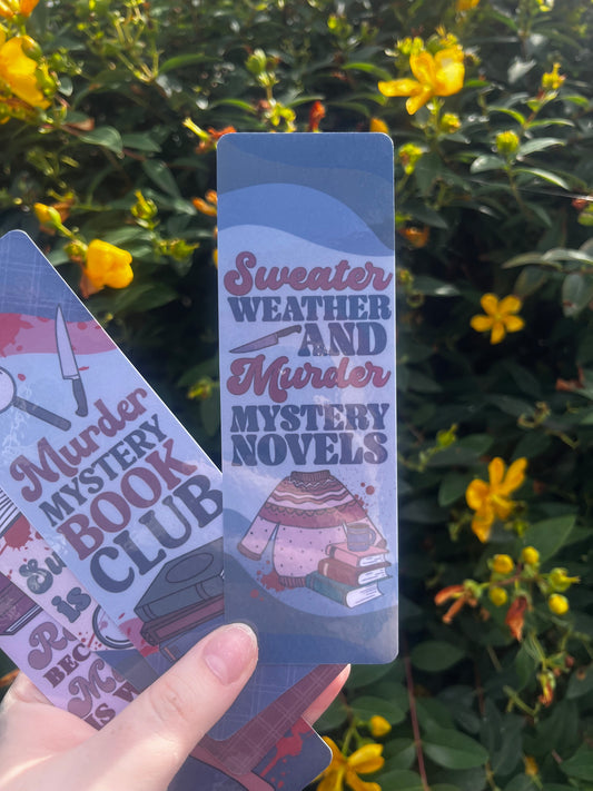 Murder Mystery Novels Bookmark