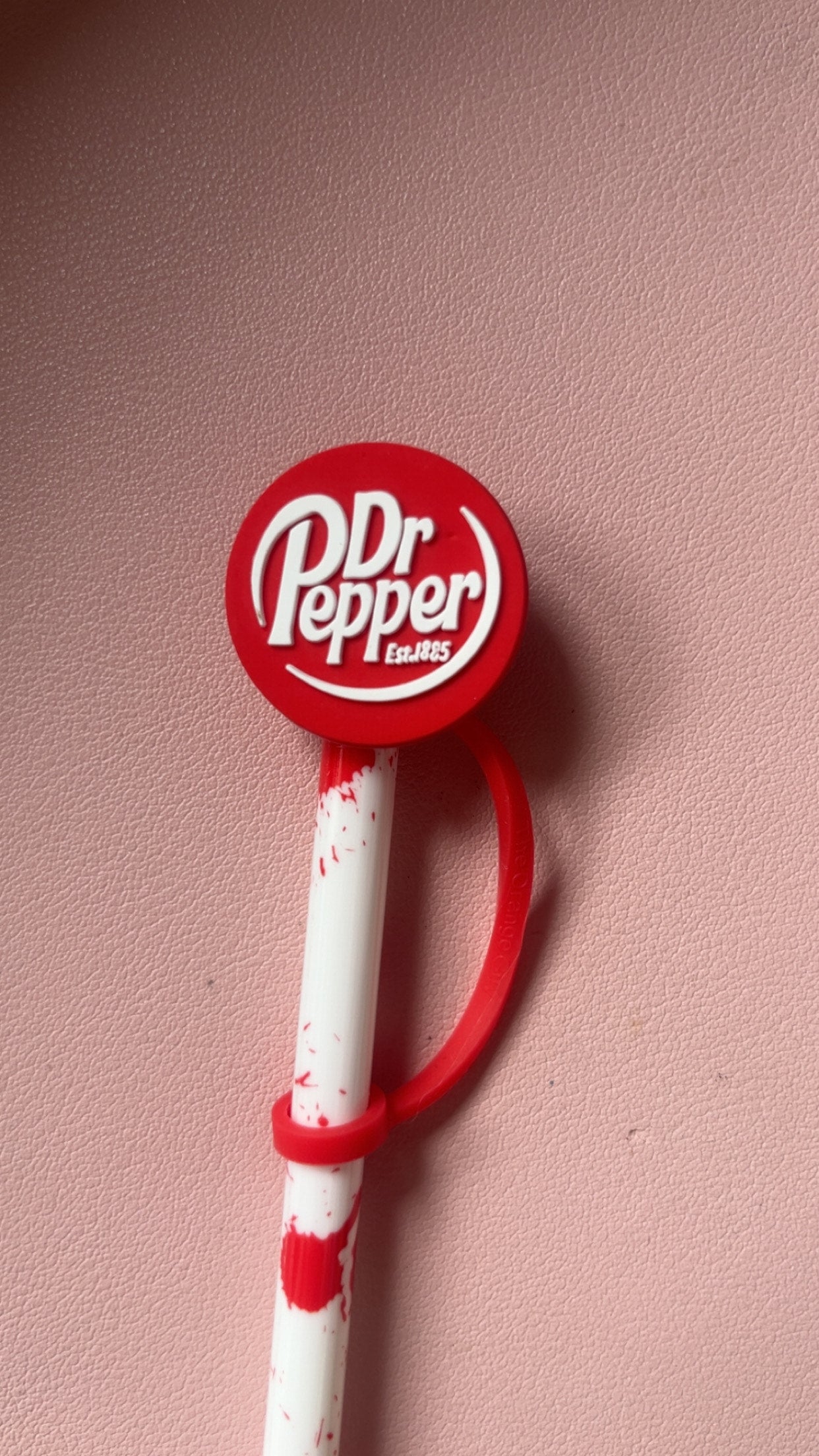 Dr Pepper Straw Topper
