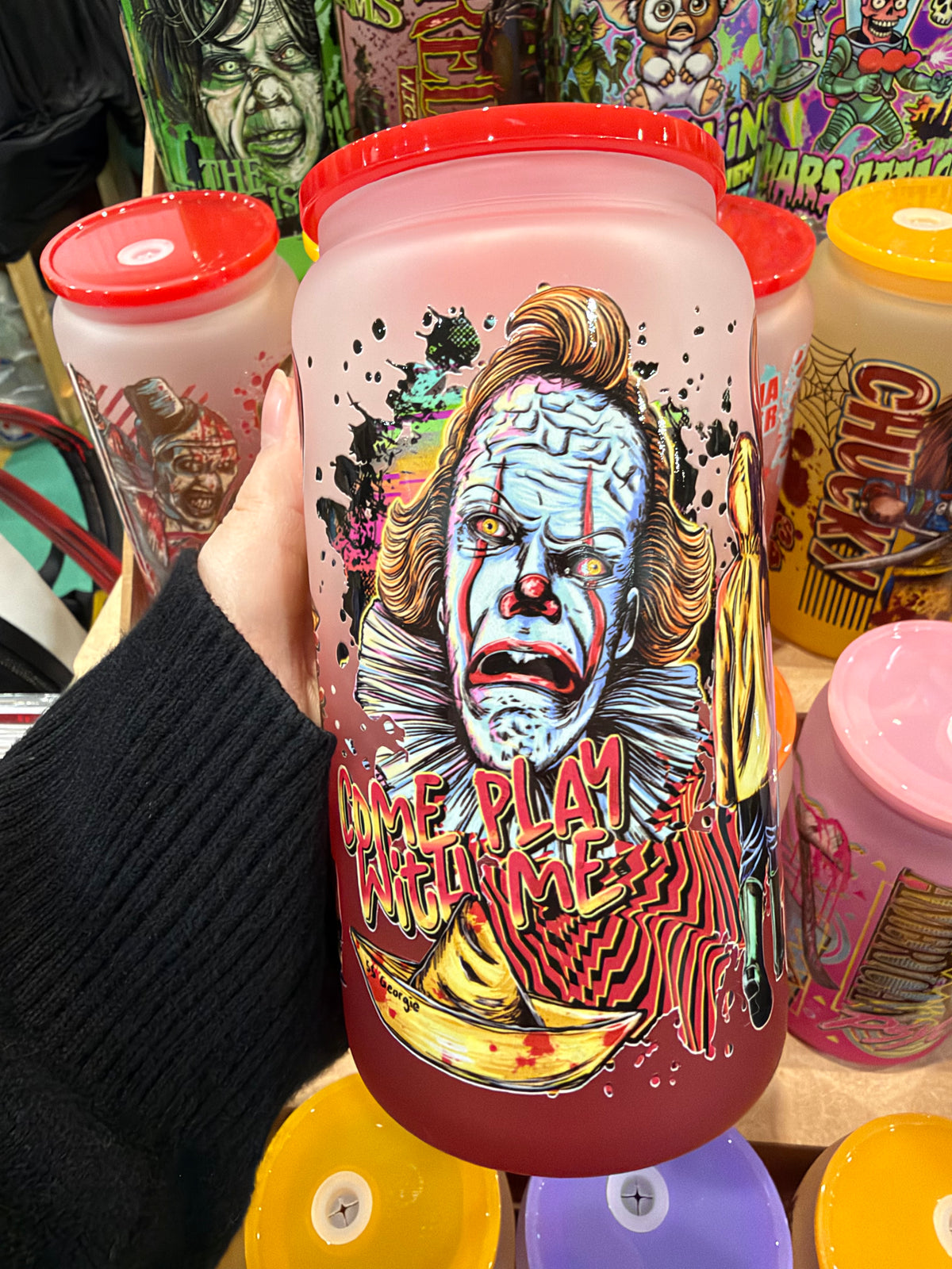 Time to Float 16oz Glass Cup